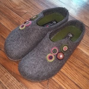 Hafliger Chloe Wool Clogs